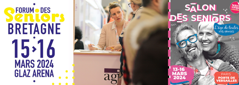 L’Agirc-Arrco vous invite aux salons des seniors en Bretagne et à Paris