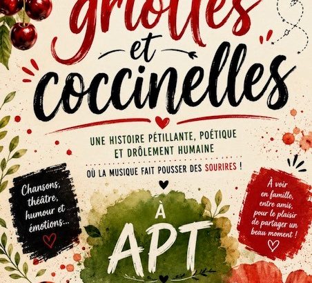 Journée Nationale des Aidants – Spectacle « Griottes et coccinelles » à Apt