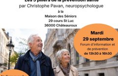 « Rester en bonne santé, toute une aventure ! »  Les 5 piliers de la prévention santé