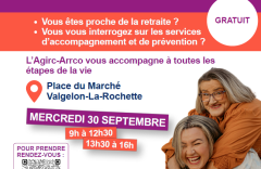 L&rsquo;Agirc-Arrco à votre rencontre avec l&rsquo;UDAF
