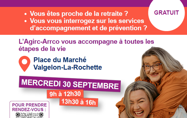 L&rsquo;Agirc-Arrco à votre rencontre avec l&rsquo;UDAF
