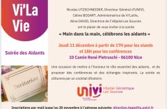 Soirée des aidants  « Main dans la main : célébrons les aidants »