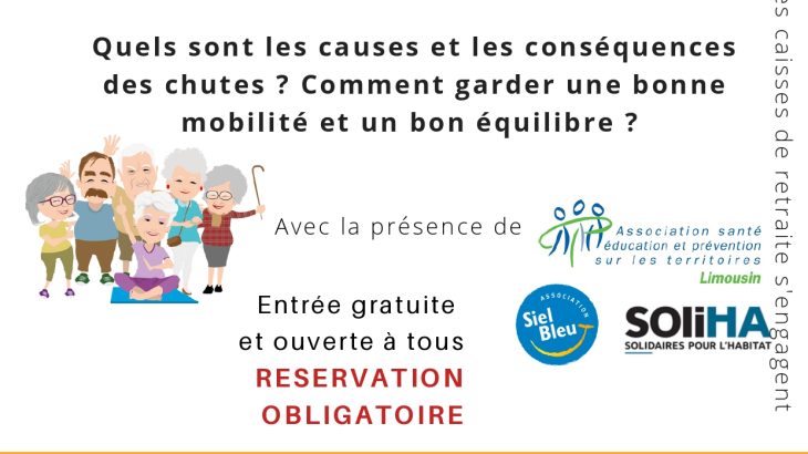 Conférence « Prévention des chutes » – MARCILLAC LA CROISILLE (19)